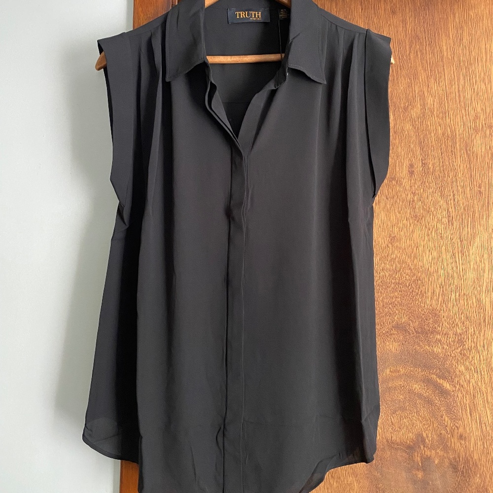 Truth cap-sleeved blouse